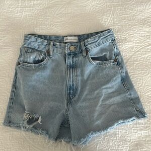 Zara high waisted jean shorts
